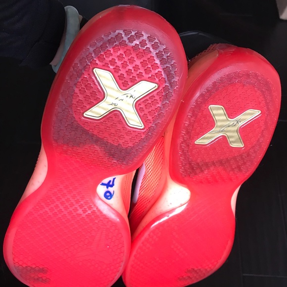 NIKE KOBE X BRIGHT CRIMSON RED LAKERS MAMBA 705317 - Picture 4 of 8